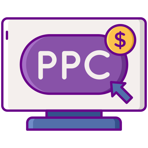 pay-per-click - digital marketing icon